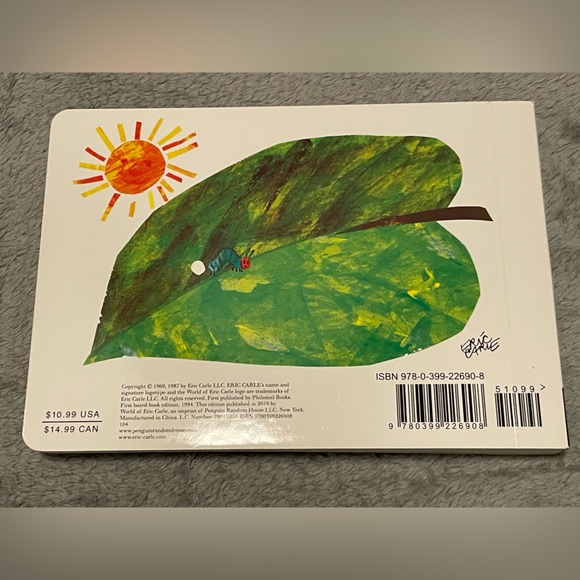 Very hungry caterpillar kids book - Picture 3 of 3